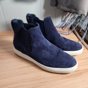 Vince Blue Suede Slip-On Shoes 8.5